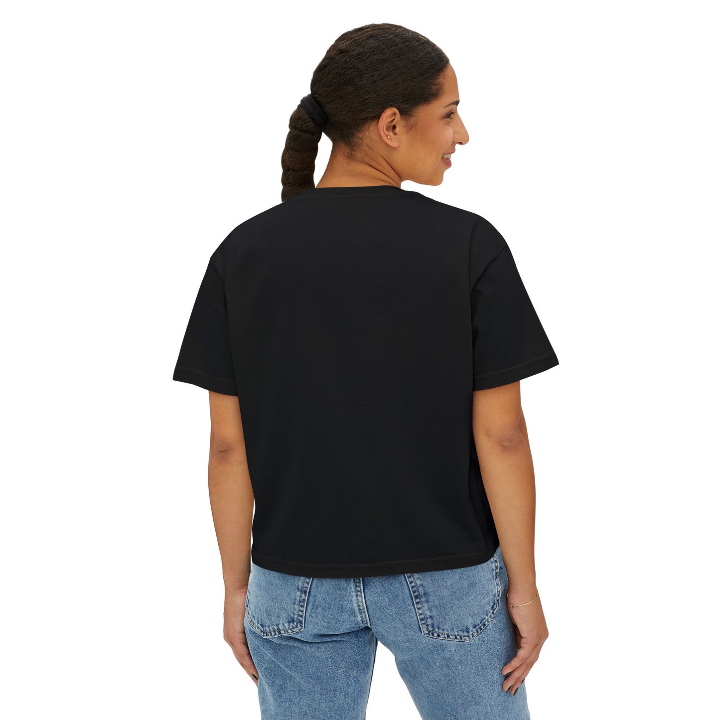 Fated Return me to the earth Floral Women's Boxy Tee