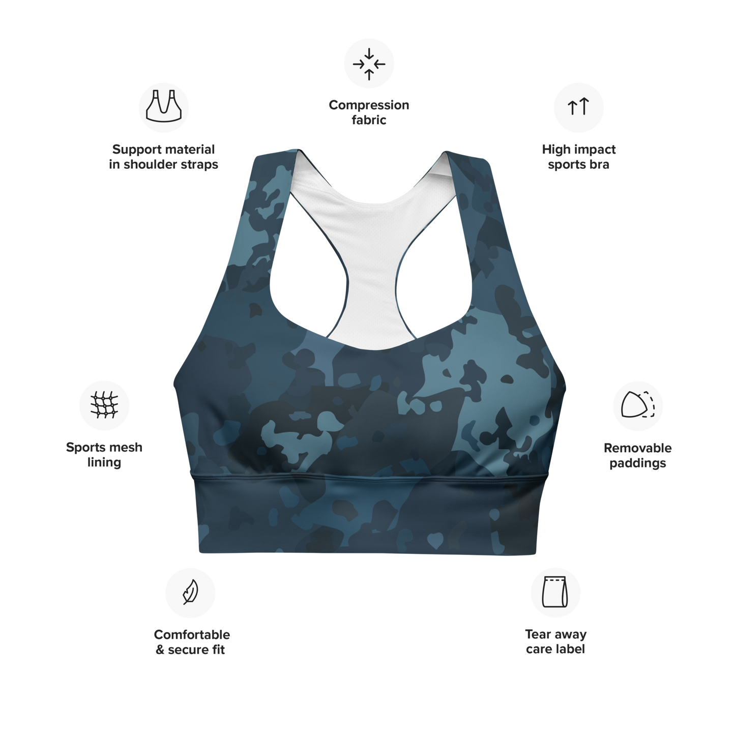 WetWork Mech Longline sports bra