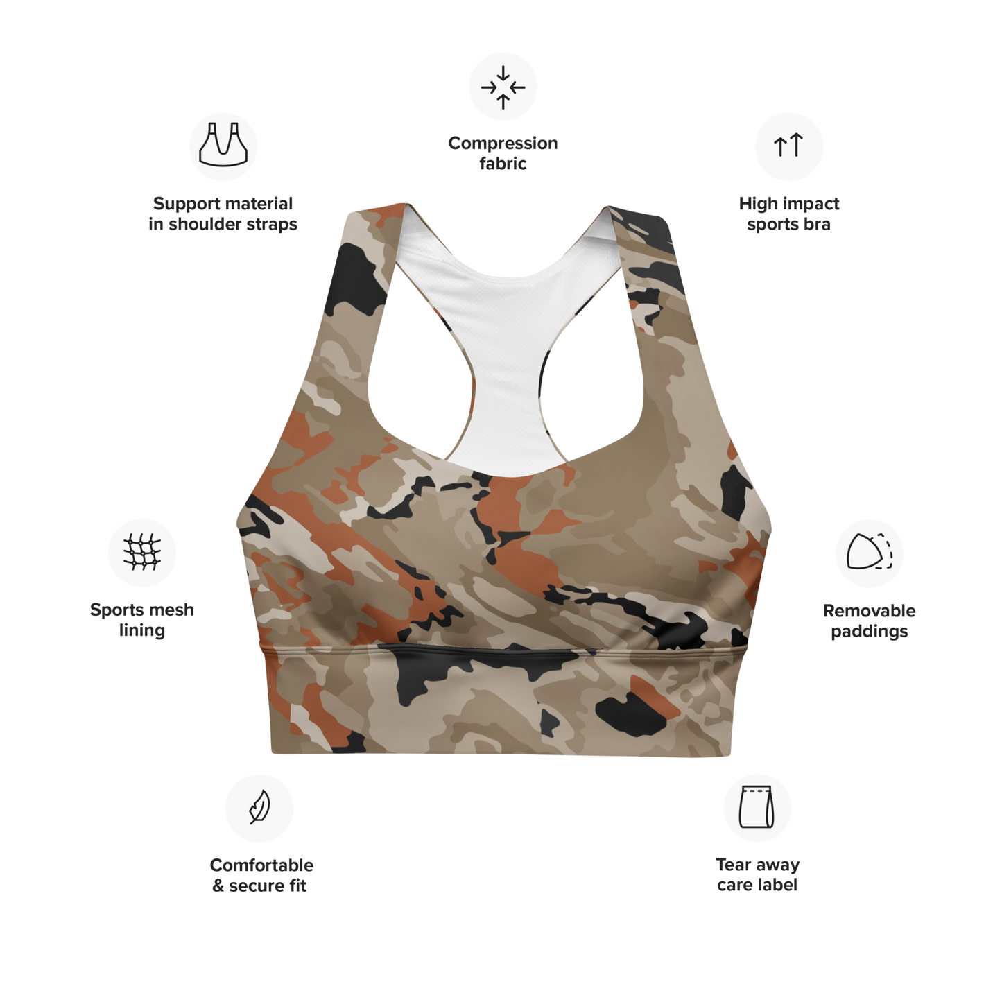 DryFire Mech Longline sports bra