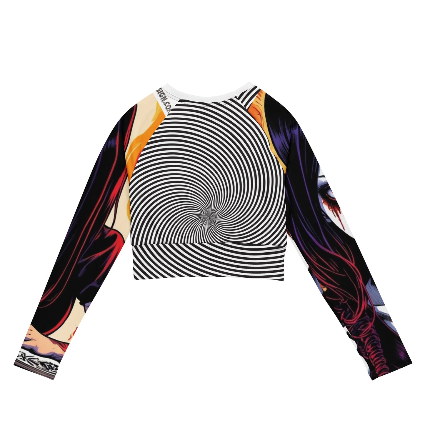 Fated For The Flames long-sleeve crop top