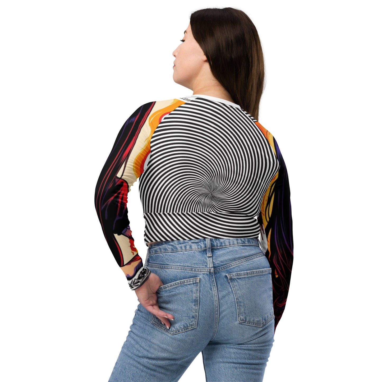 Fated For The Flames V2 long-sleeve crop top