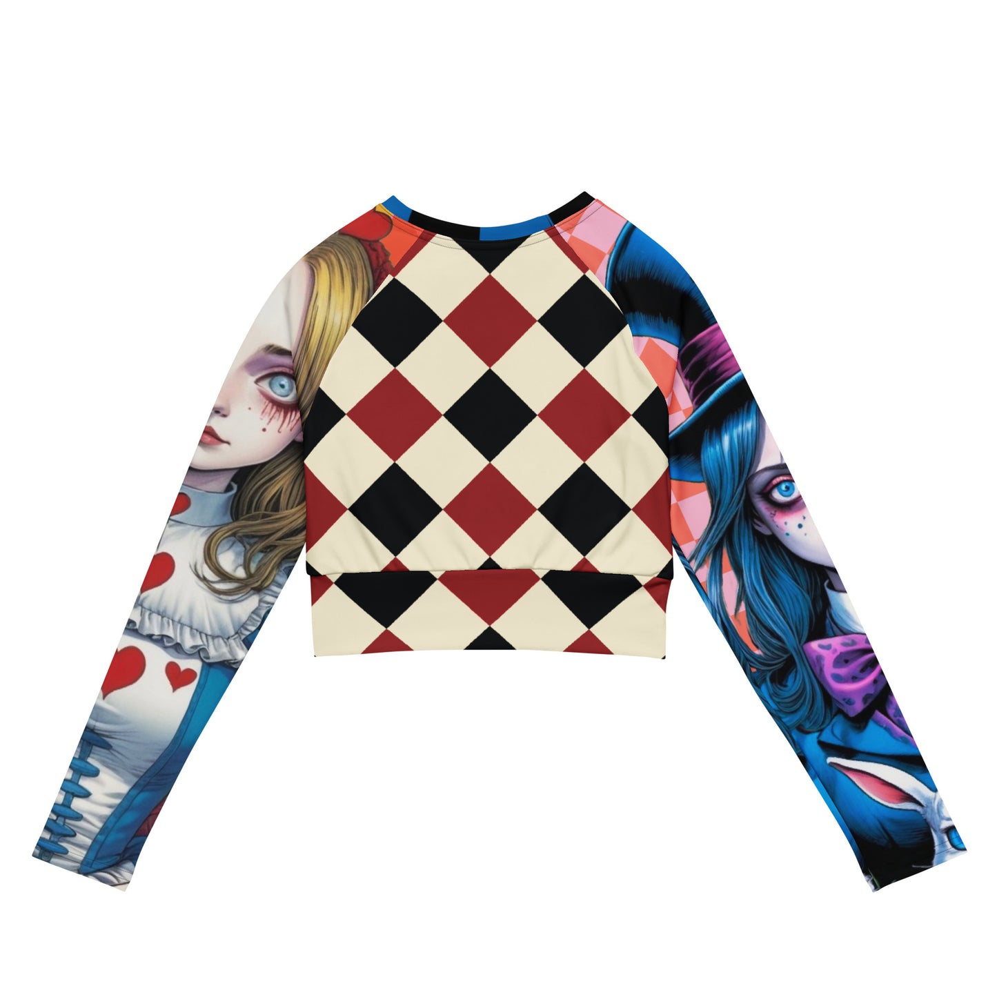 Daydream long-sleeve crop top