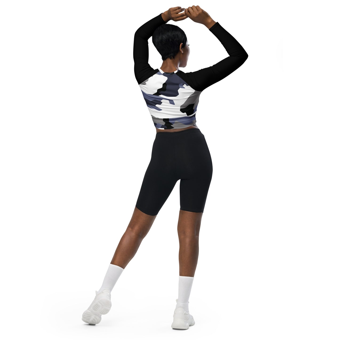 Avalanche - Mech - long-sleeve crop top