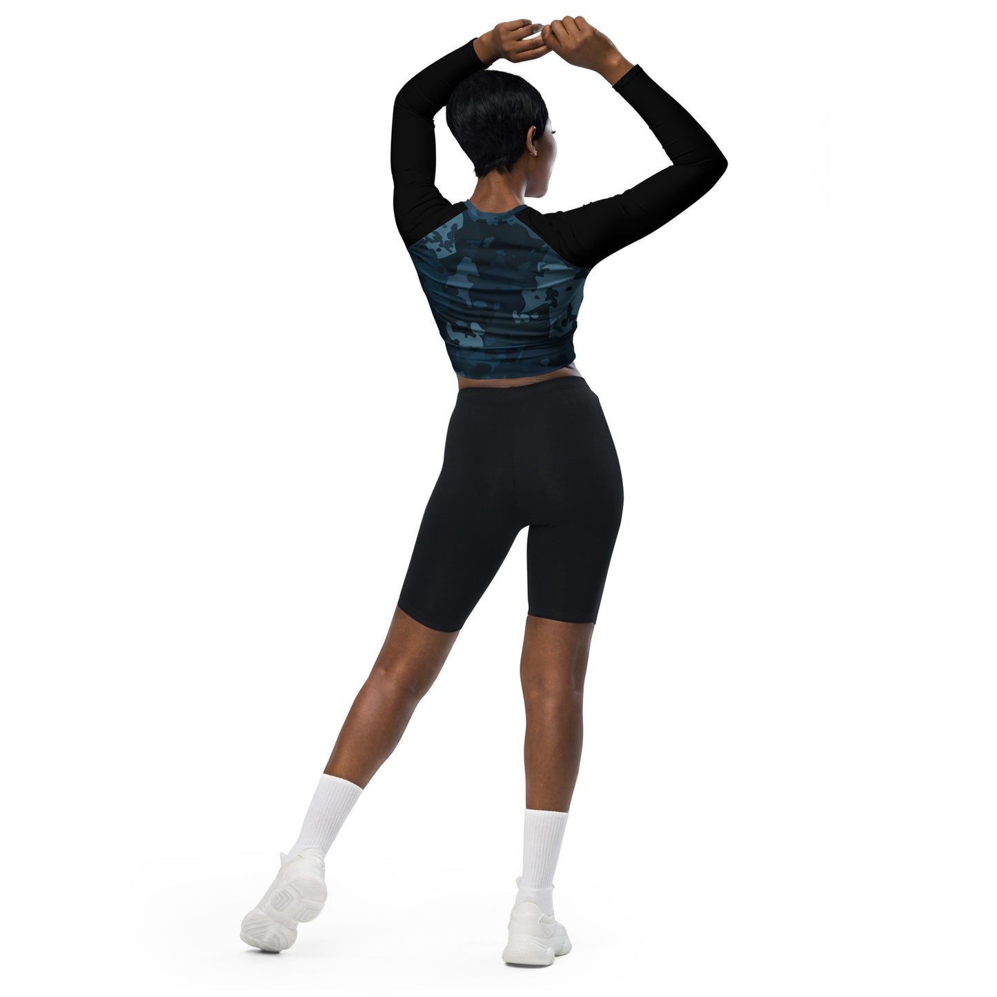 WetWork - Mech - long-sleeve crop top