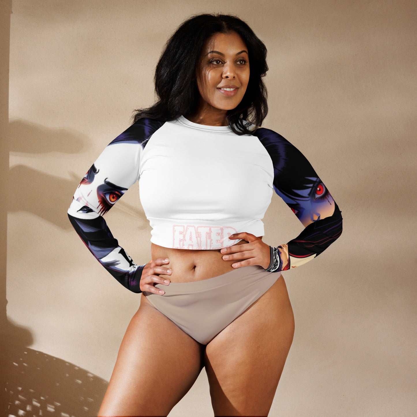 Fated For The Flames V2 long-sleeve crop top