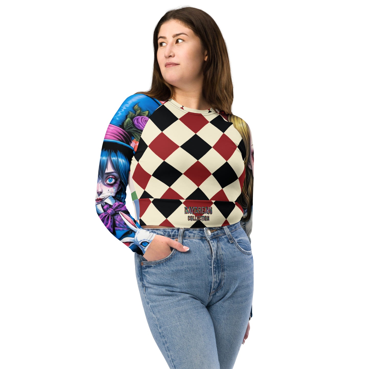 Daydream V2 long-sleeve crop top