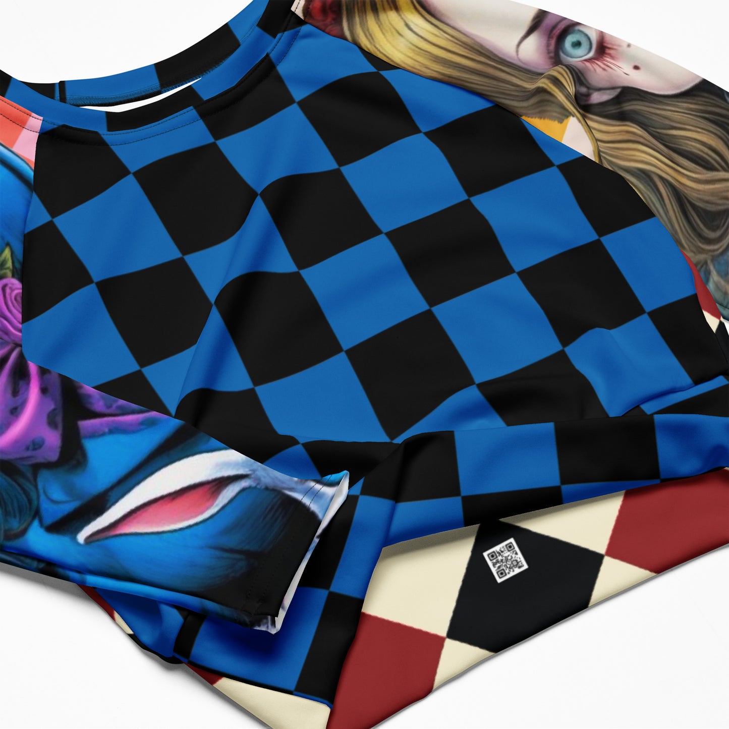 Daydream long-sleeve crop top