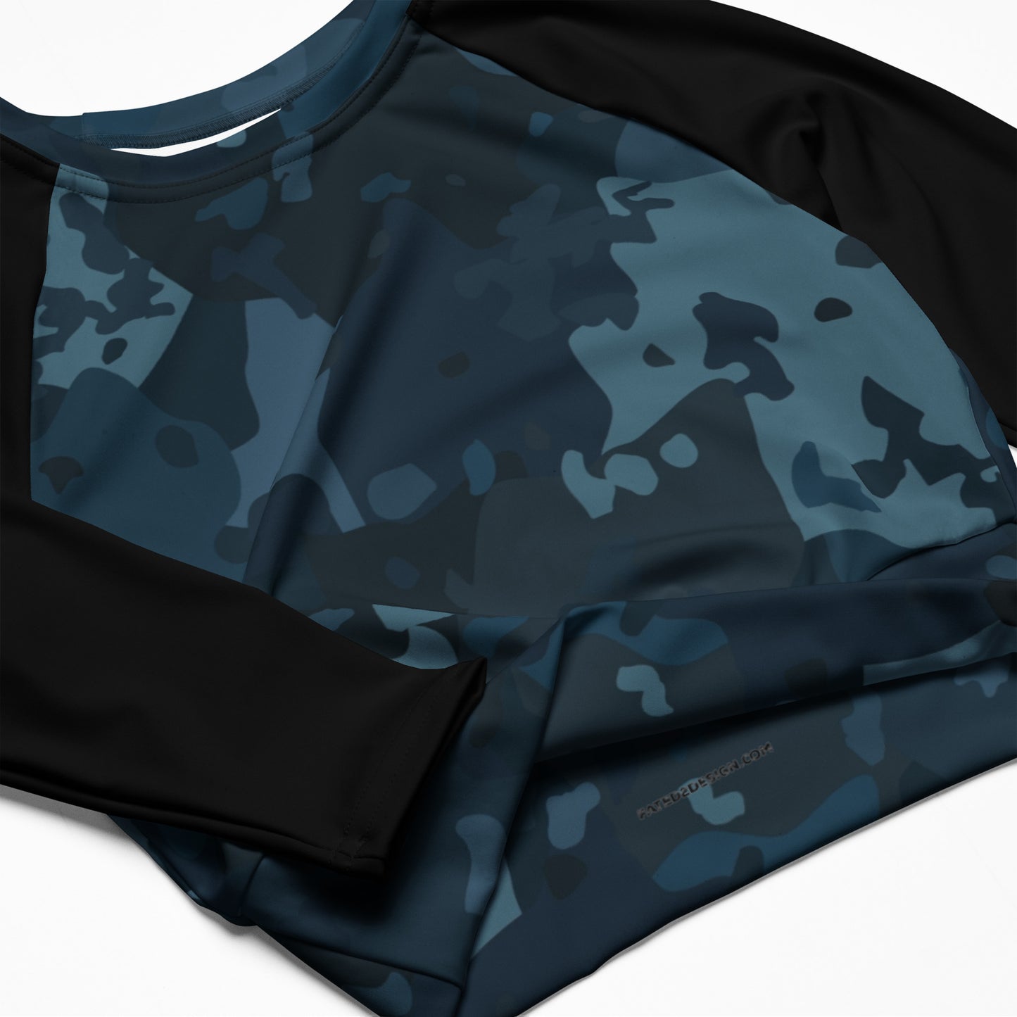 WetWork - Mech - long-sleeve crop top