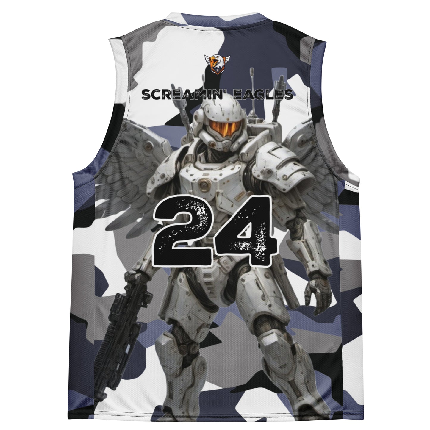 Avalanche - Mech - unisex basketball jersey