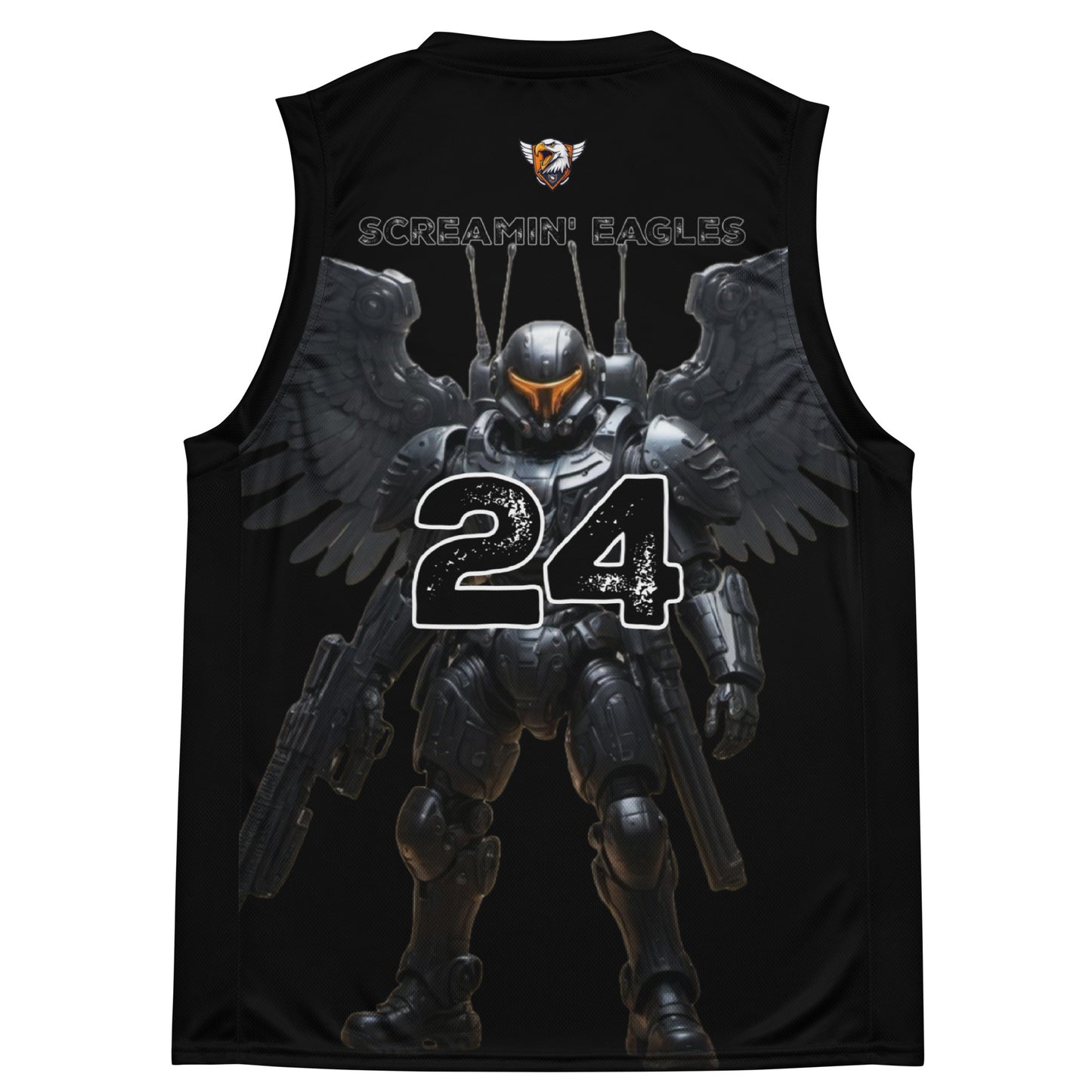 Overwatch - Mech - unisex basketball jersey