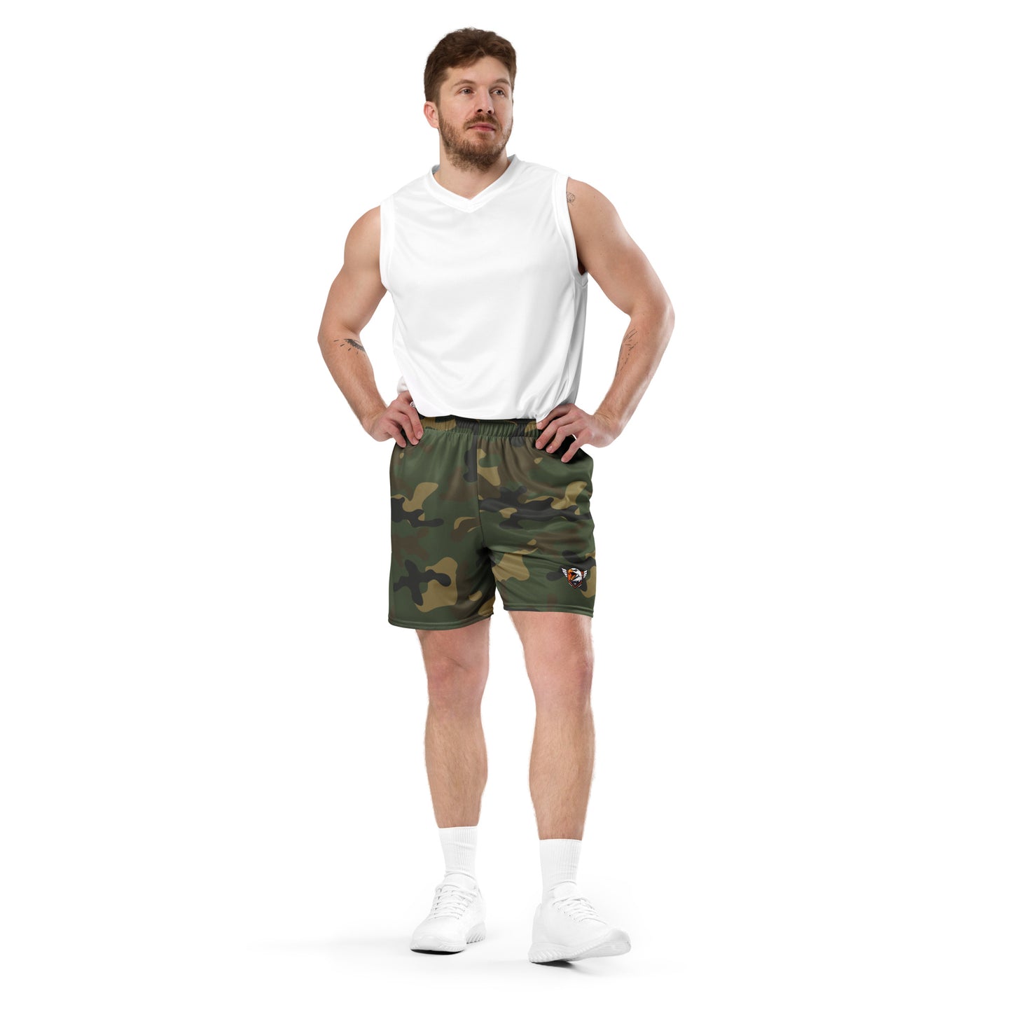 Gecko Mech Operator Unisex mesh shorts