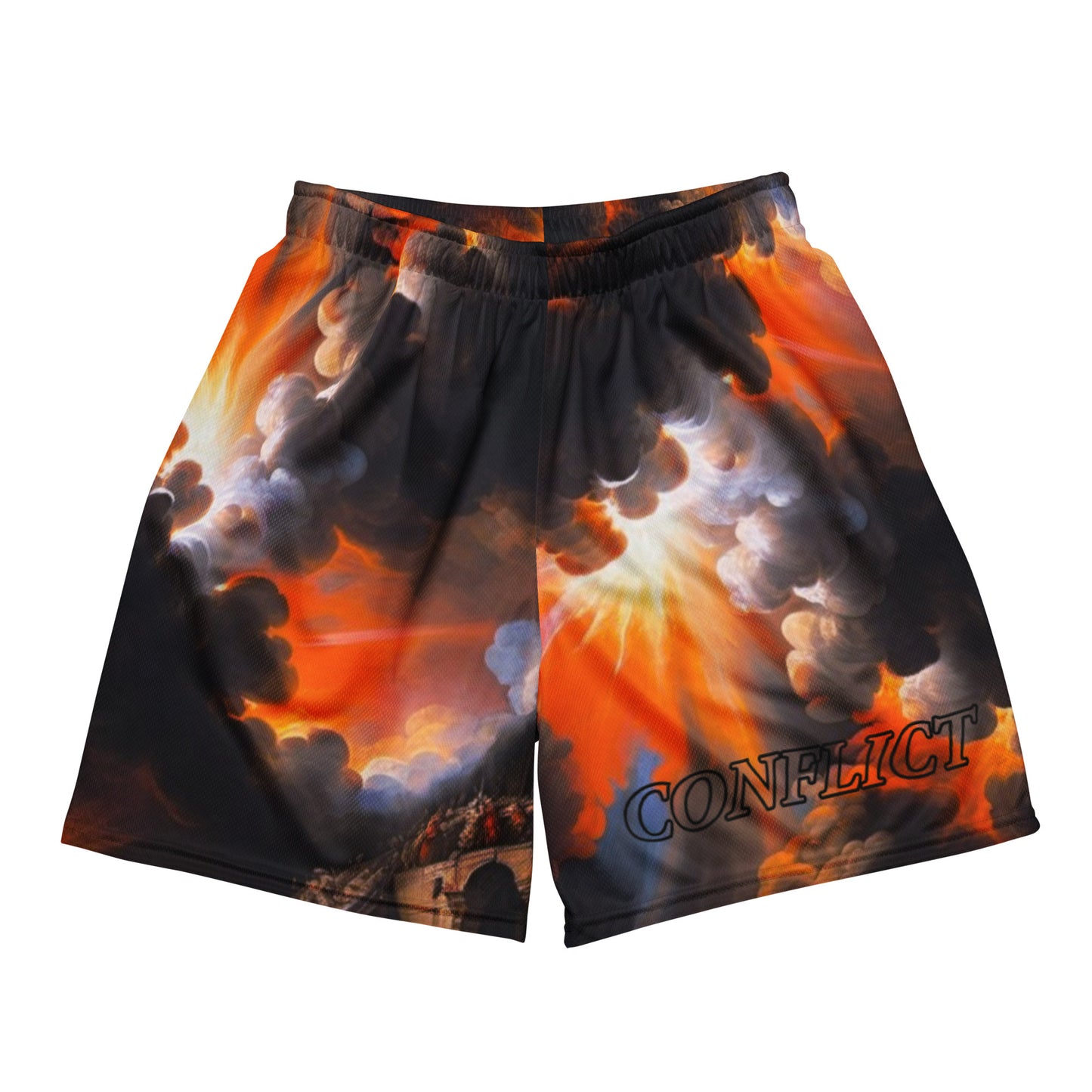 Conflict - Divine Tragedy - Unisex mesh shorts