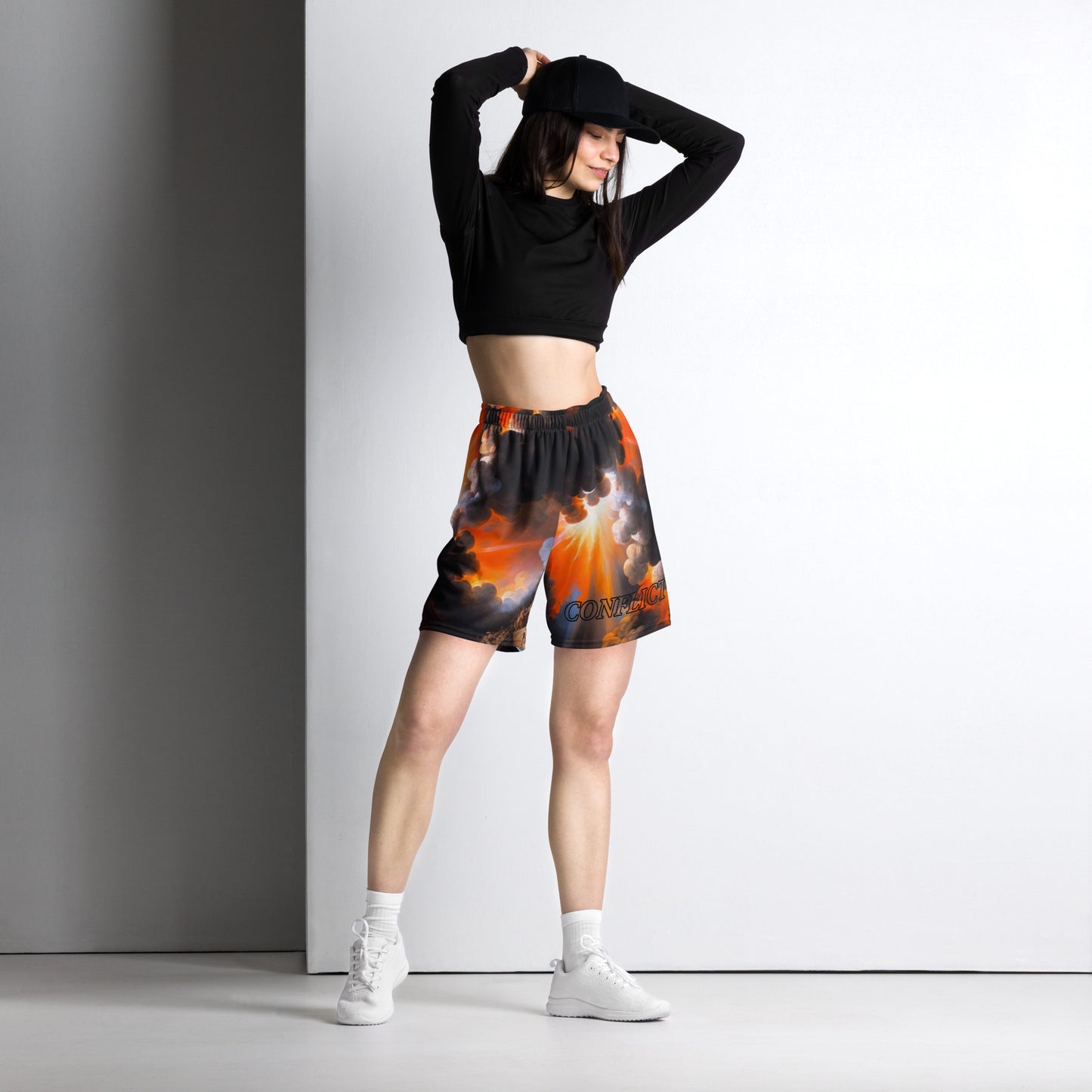 Conflict - Divine Tragedy - Unisex mesh shorts