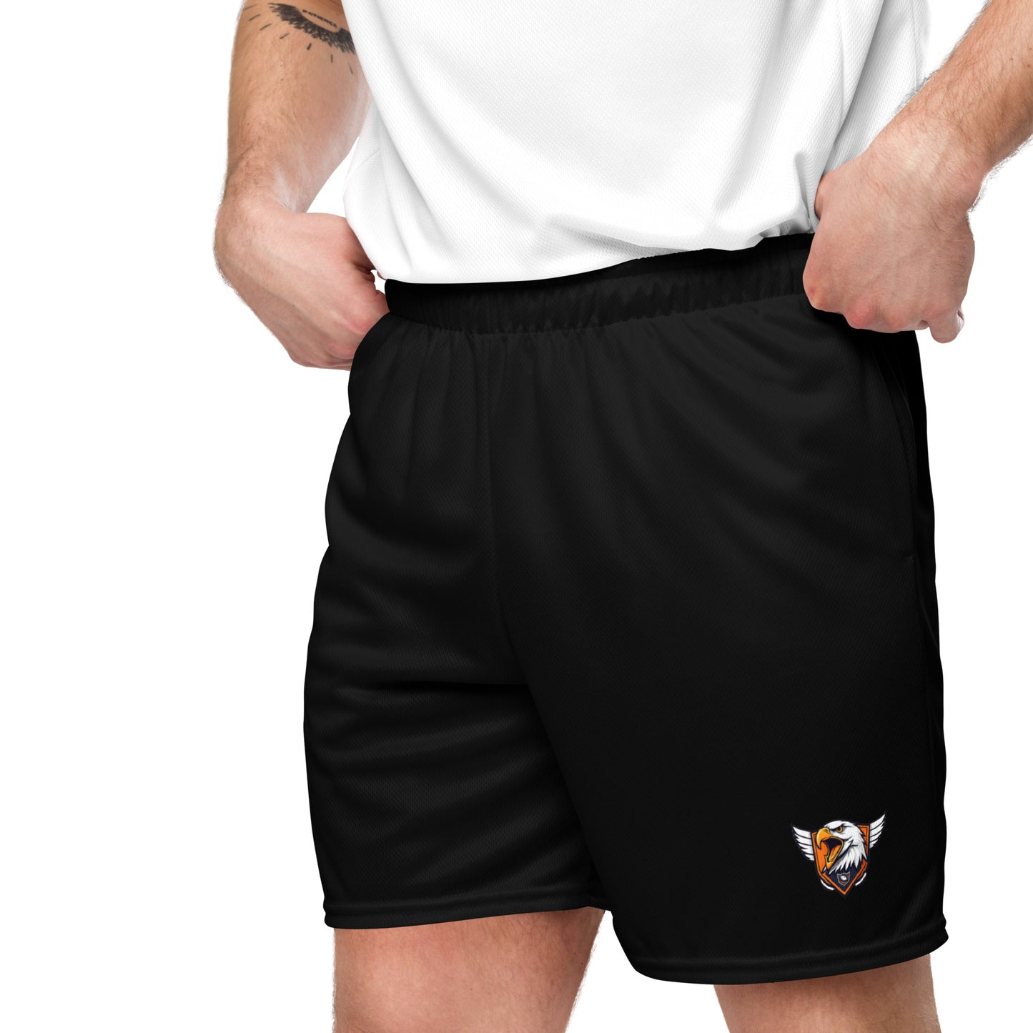 Overwatch Mech Operator Unisex mesh shorts
