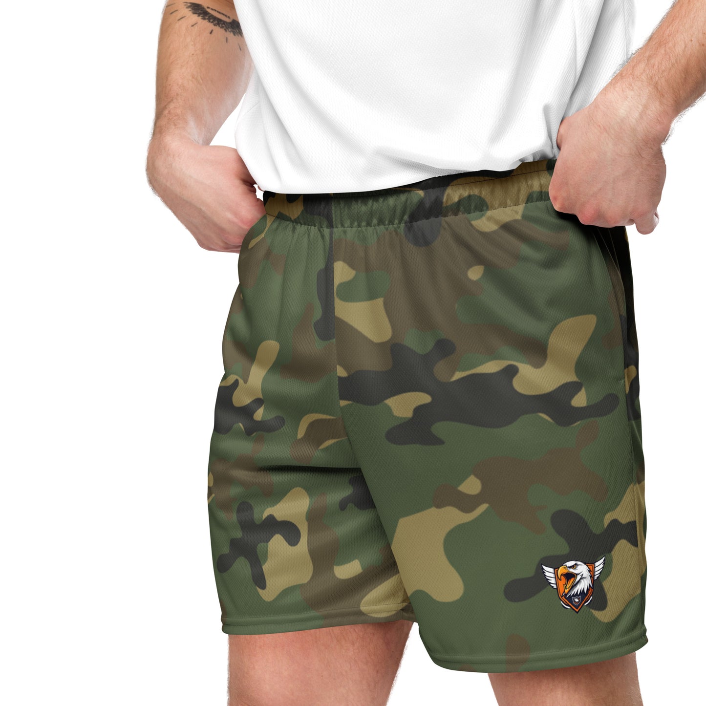Gecko Mech Operator Unisex mesh shorts