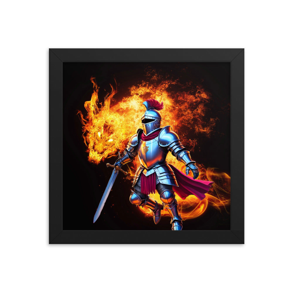 The Knight - Fate and Magic - Framed Poster