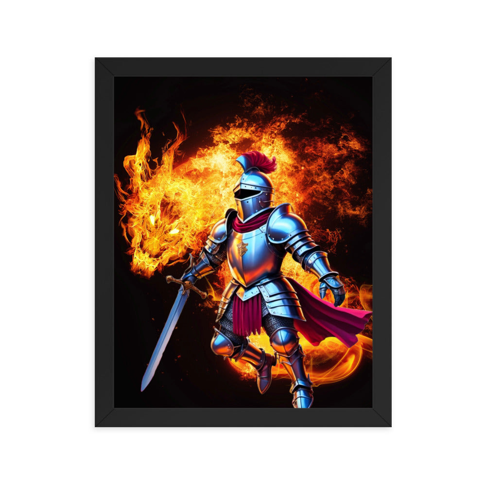 The Knight - Fate and Magic - Framed Poster