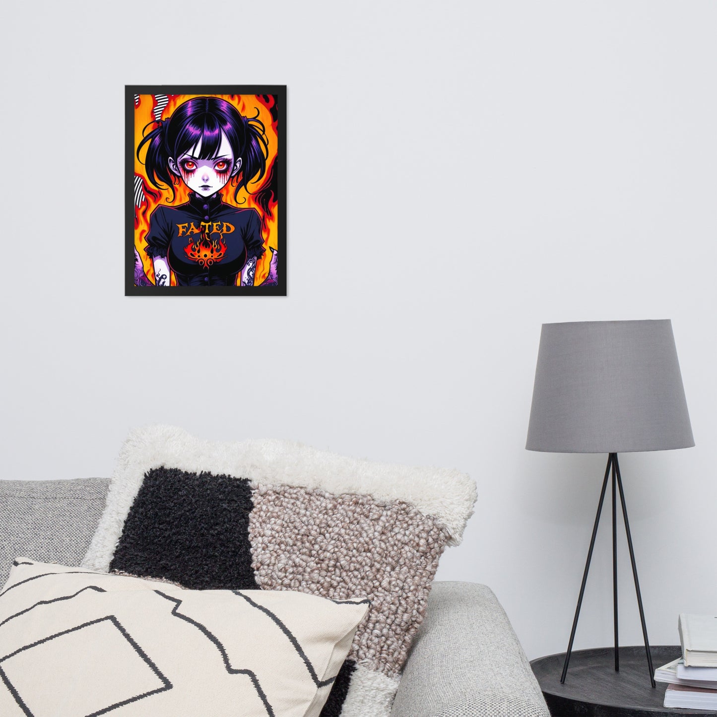 Spiral Fated For The Flames Framed Poster