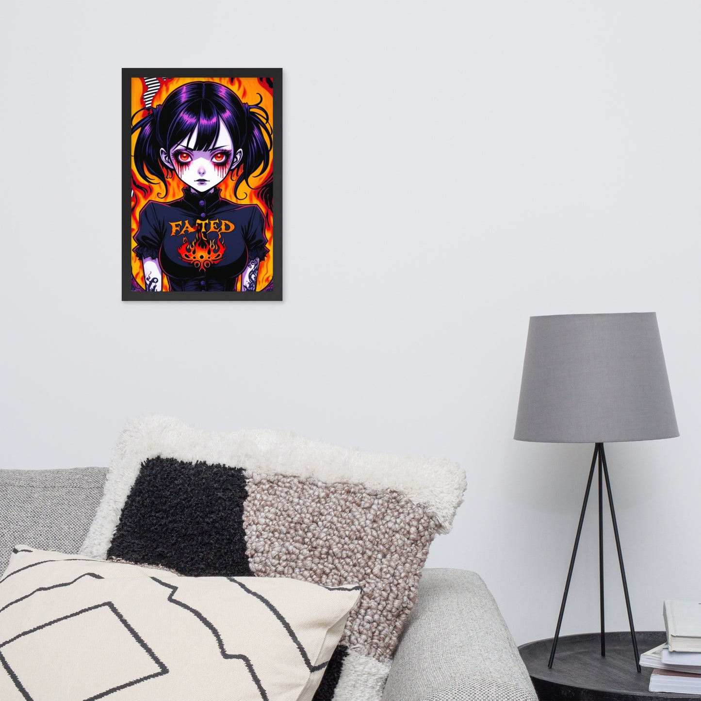 Spiral Fated For The Flames Framed Poster