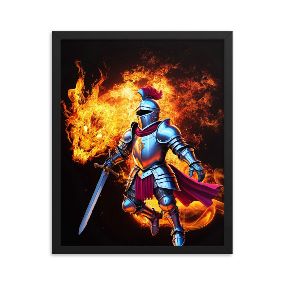 The Knight - Fate and Magic - Framed Poster