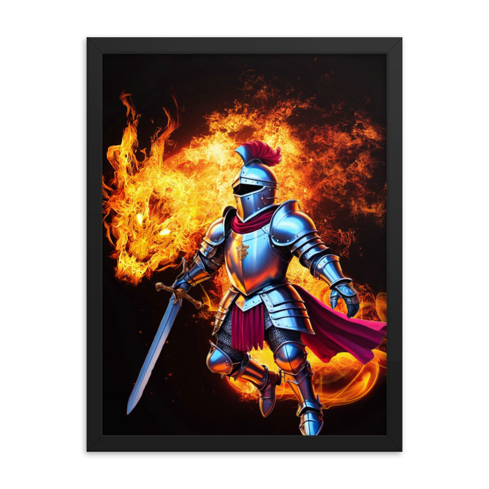The Knight - Fate and Magic - Framed Poster