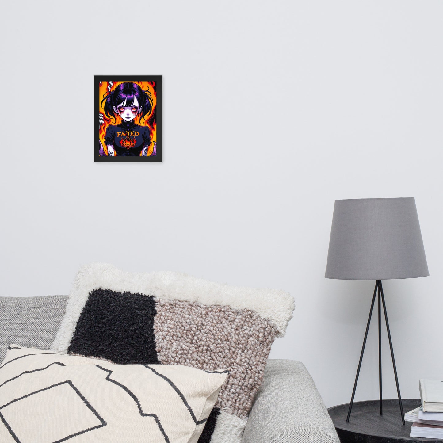 Spiral Fated For The Flames Framed Poster