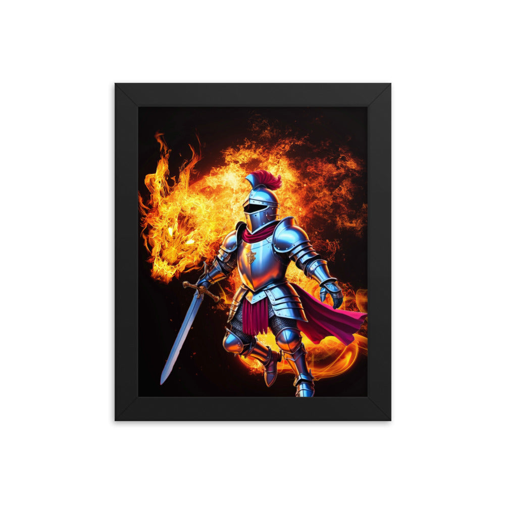 The Knight - Fate and Magic - Framed Poster
