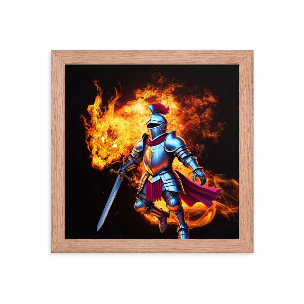 The Knight - Fate and Magic - Framed Poster