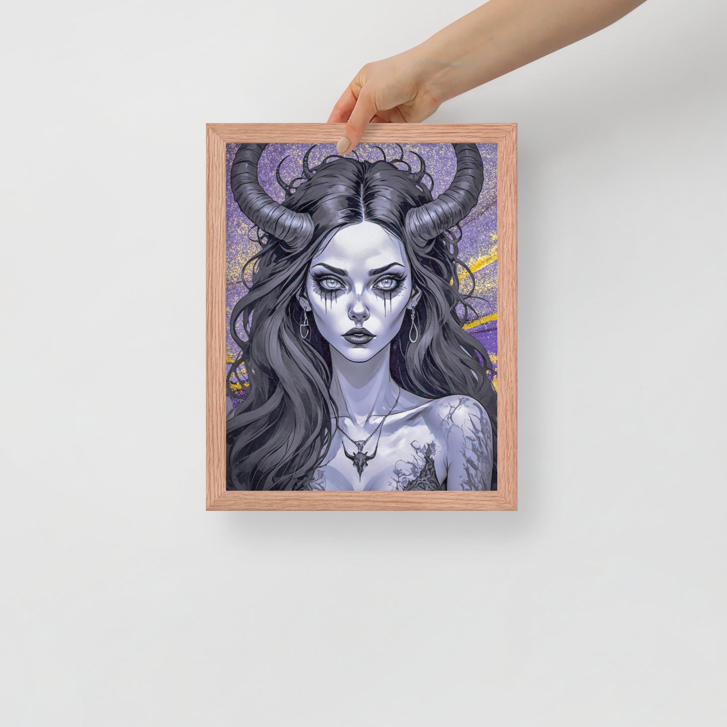 BW Marble V1 Framed Poster