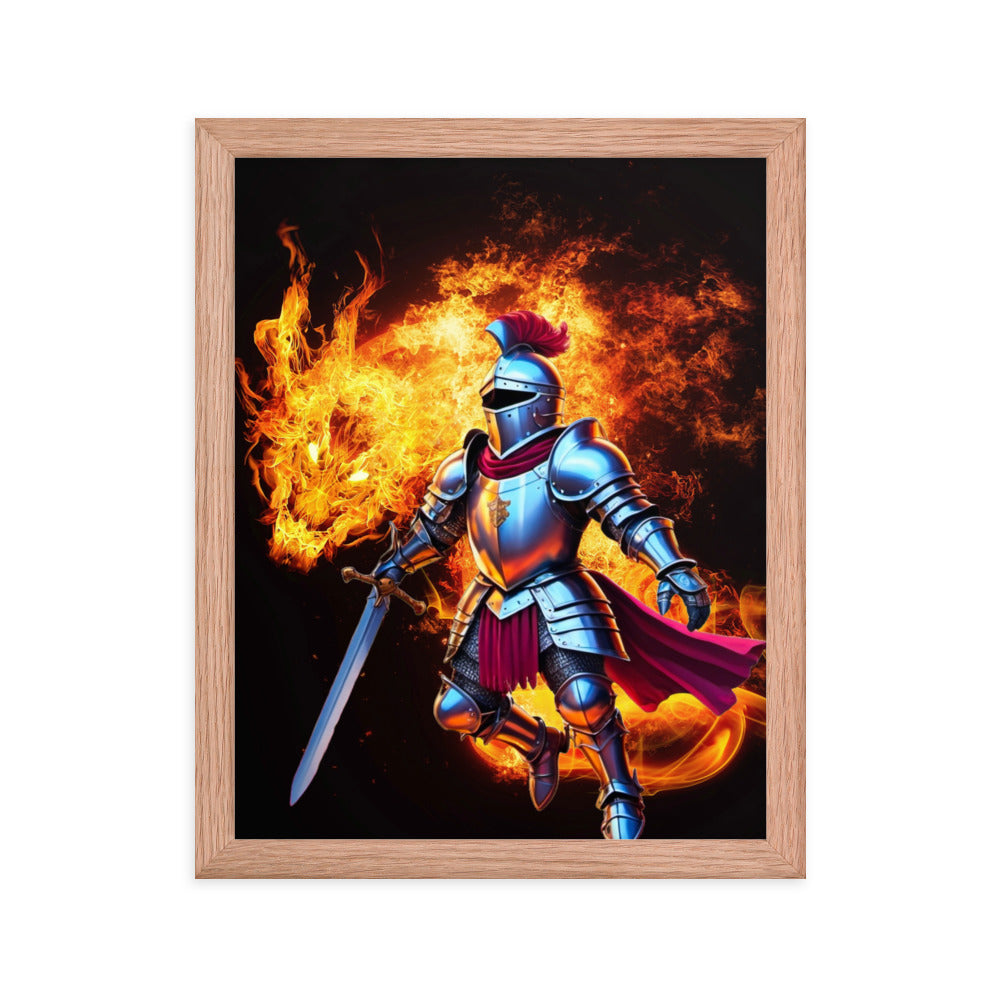The Knight - Fate and Magic - Framed Poster