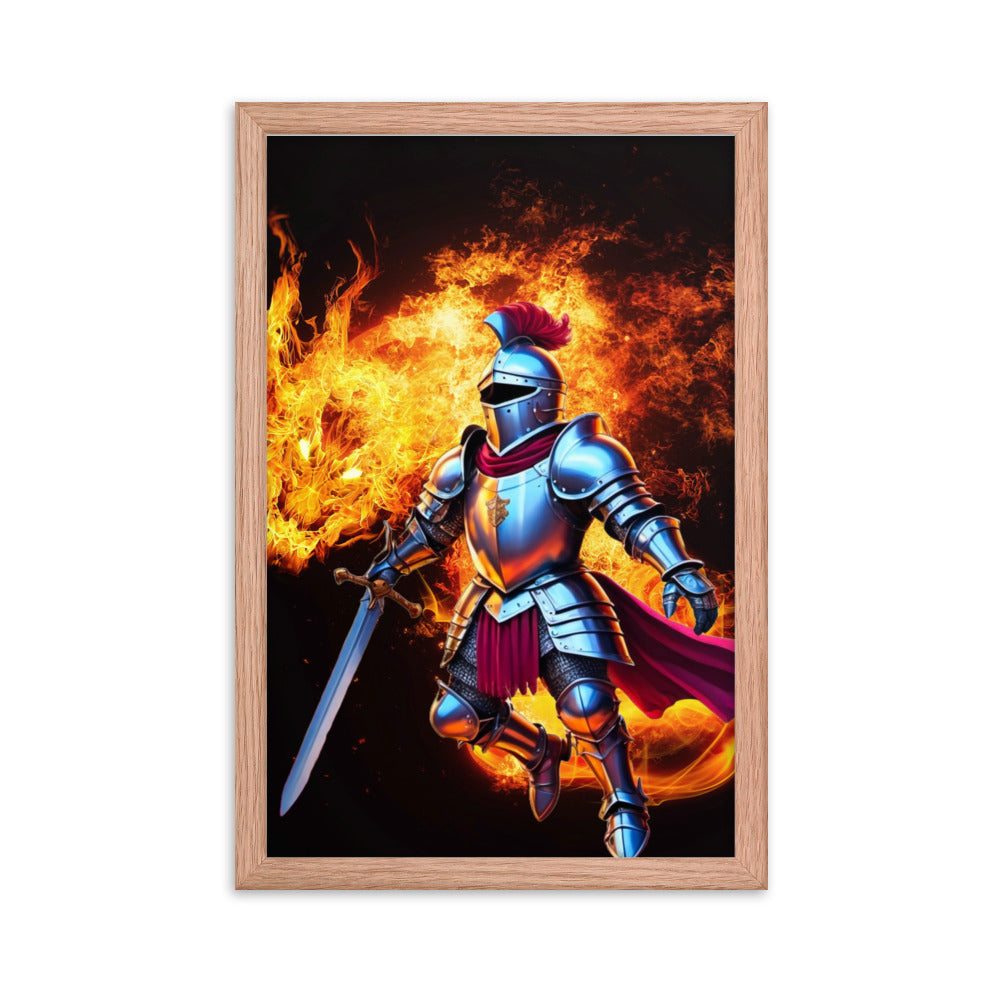 The Knight - Fate and Magic - Framed Poster