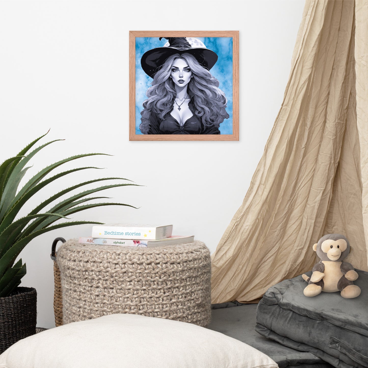 BW Marble V19 Framed Poster