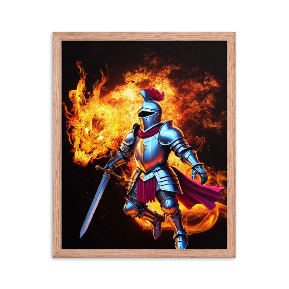 The Knight - Fate and Magic - Framed Poster