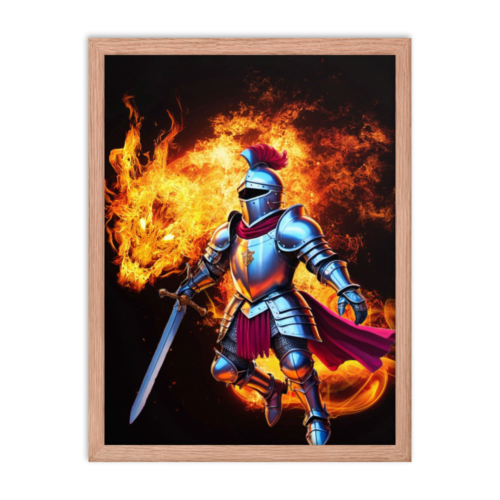 The Knight - Fate and Magic - Framed Poster