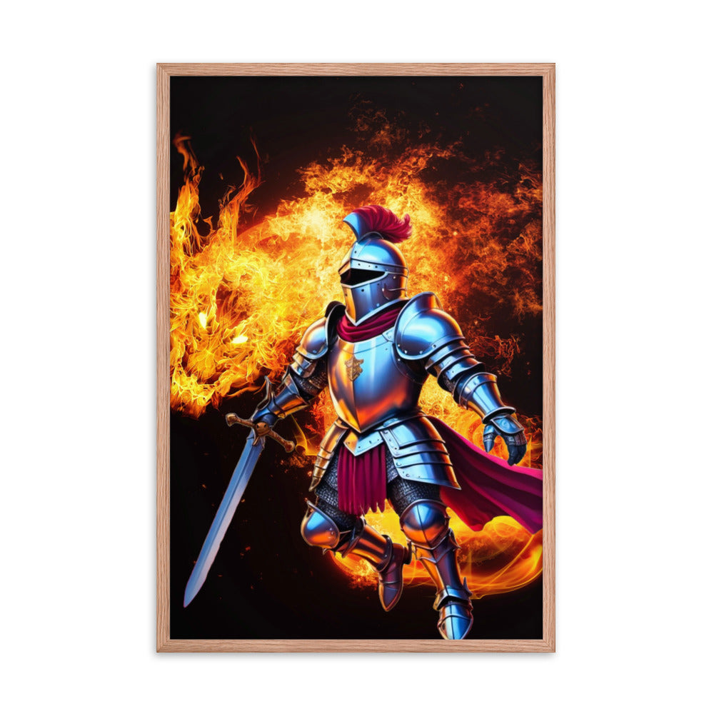 The Knight - Fate and Magic - Framed Poster