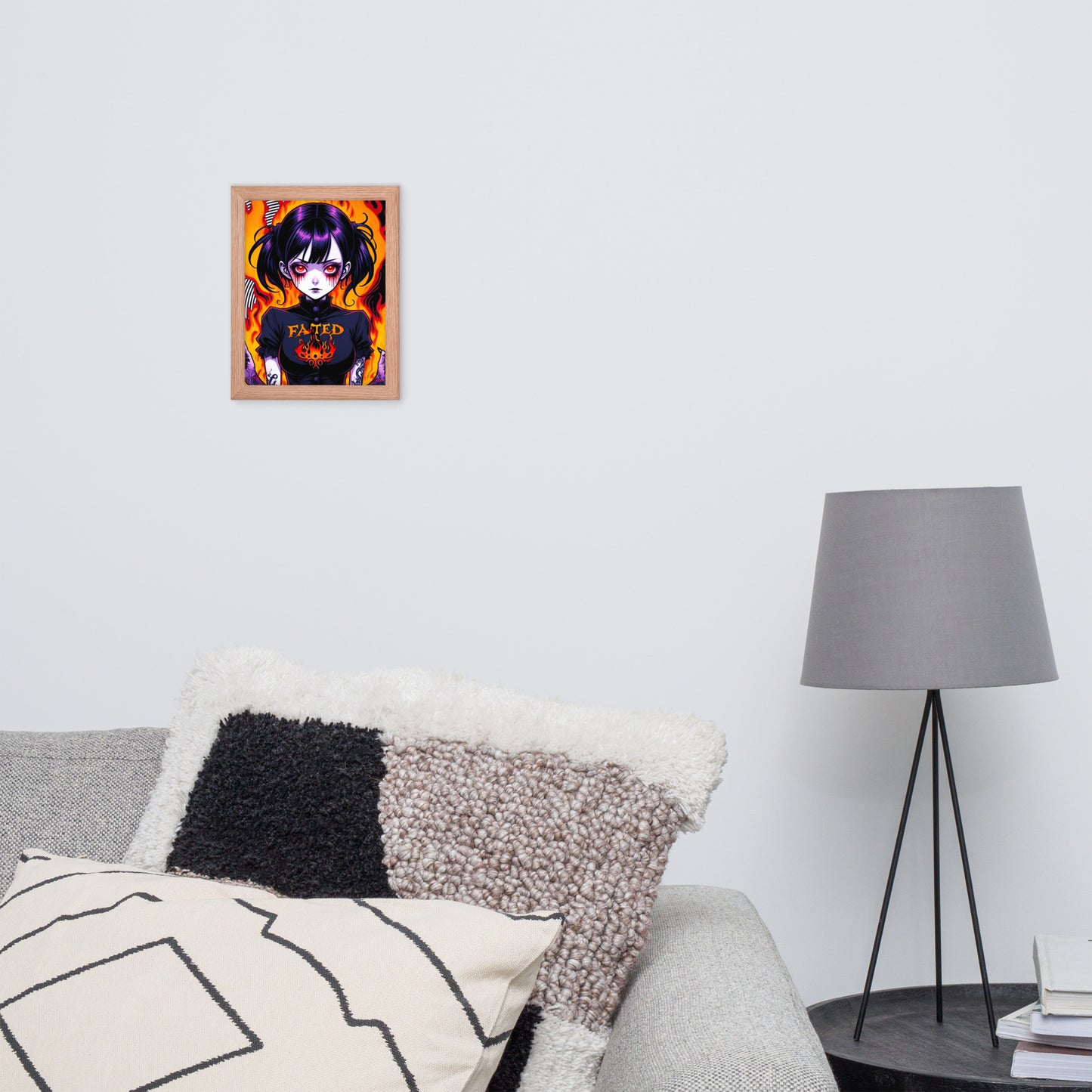 Spiral Fated For The Flames Framed Poster