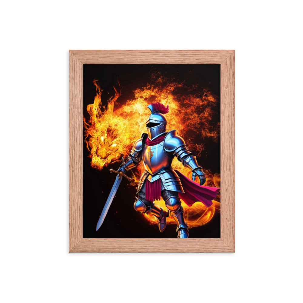 The Knight - Fate and Magic - Framed Poster