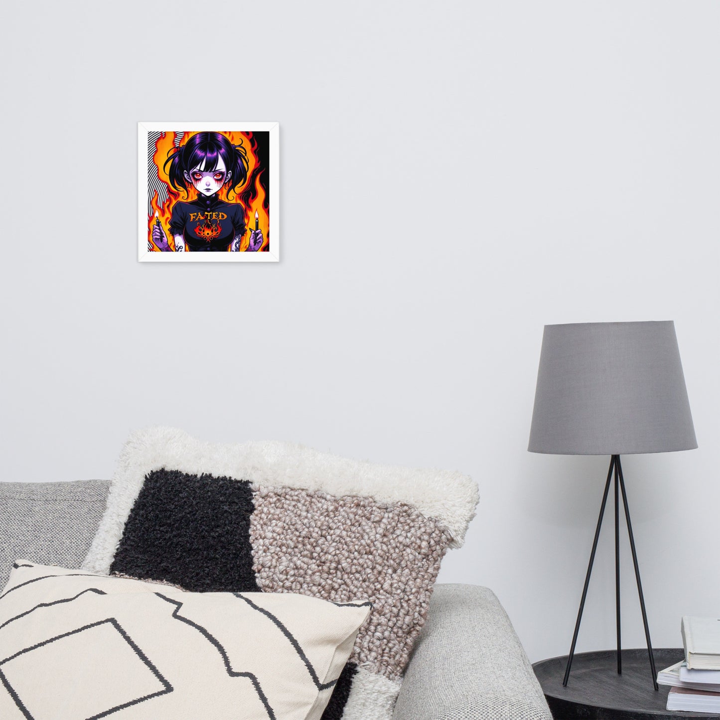 Spiral Fated For The Flames Framed Poster