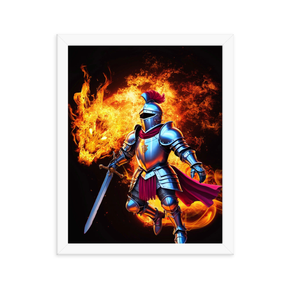 The Knight - Fate and Magic - Framed Poster