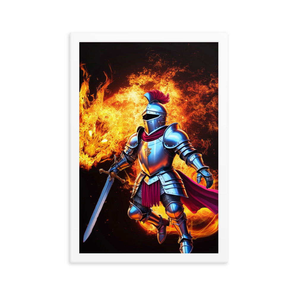 The Knight - Fate and Magic - Framed Poster