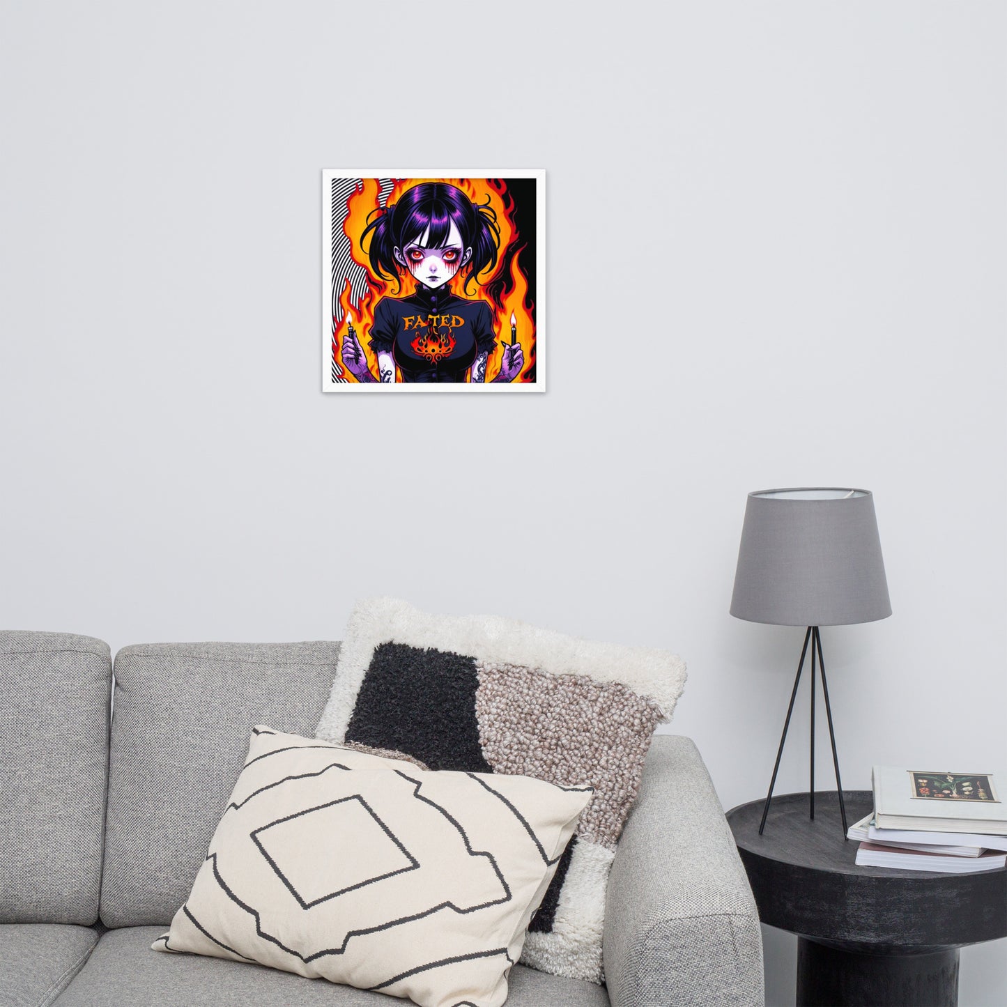 Spiral Fated For The Flames Framed Poster
