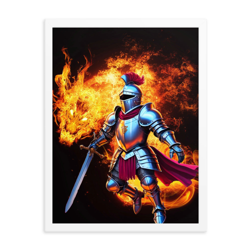 The Knight - Fate and Magic - Framed Poster