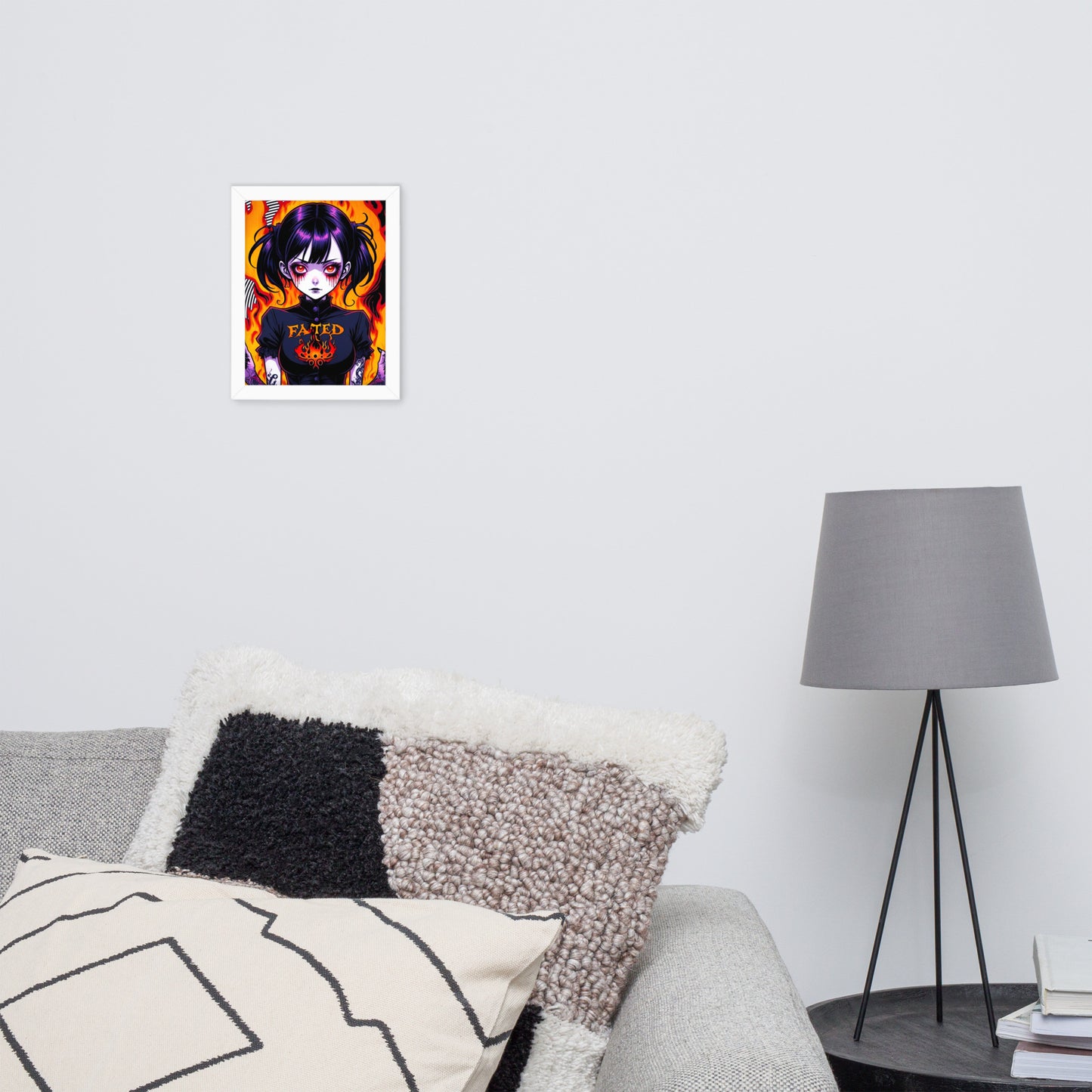Spiral Fated For The Flames Framed Poster