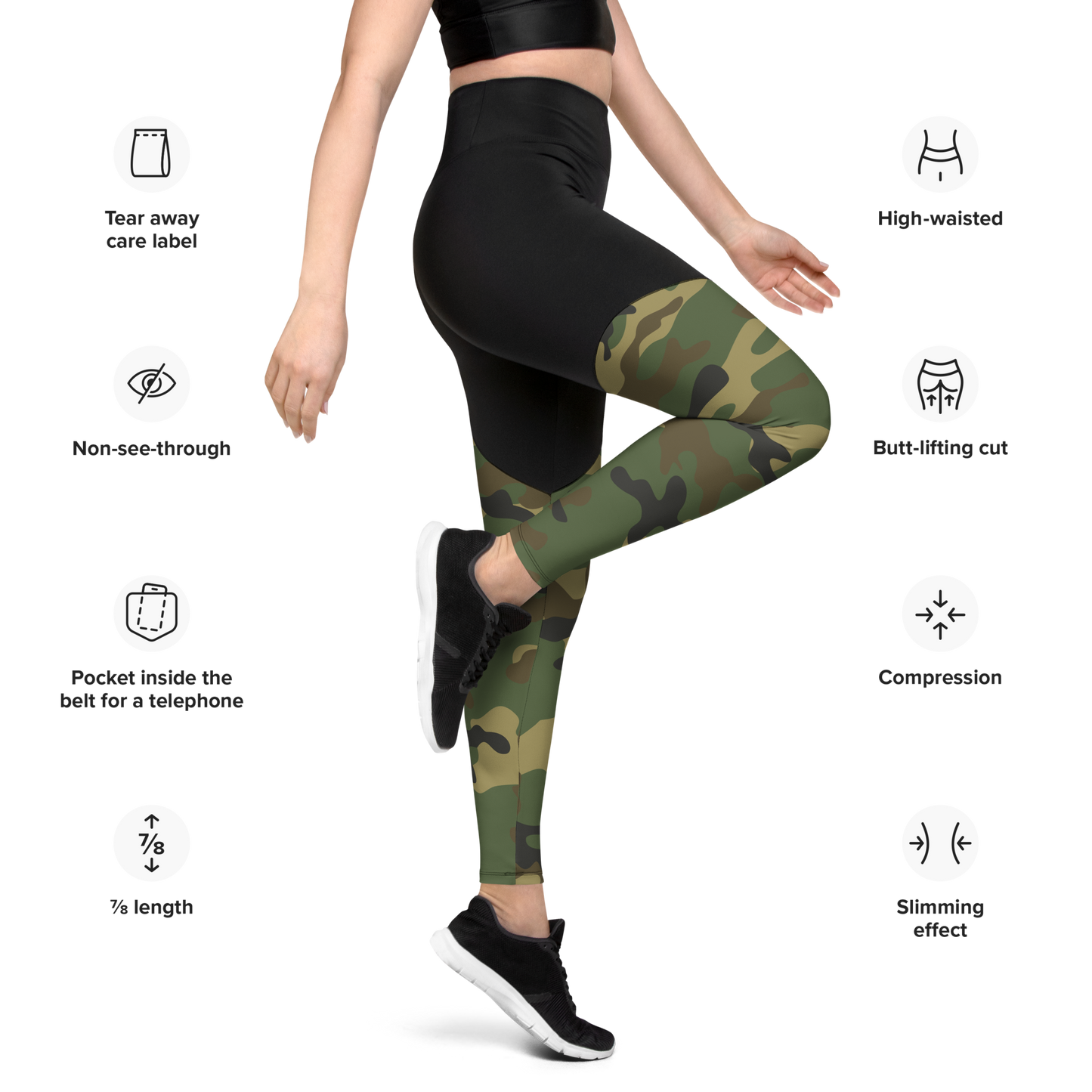 Gecko Mech Women's Sports Leggings