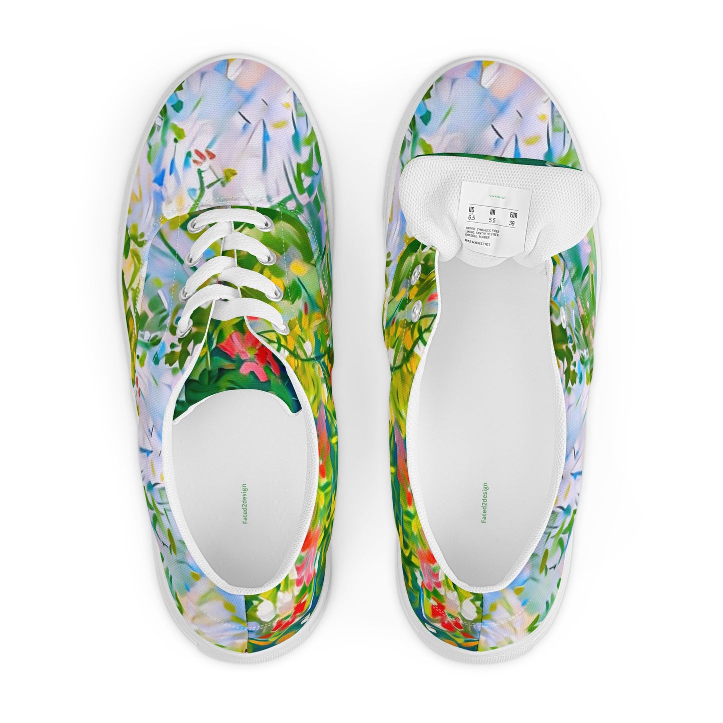 In Bloom - Women’s lace-up canvas shoes