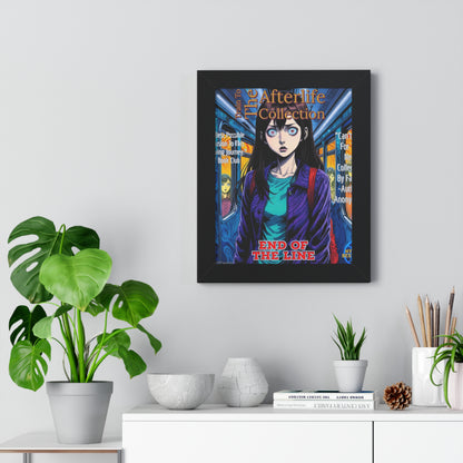 Train To The Afterlife B5 Framed Vertical Poster