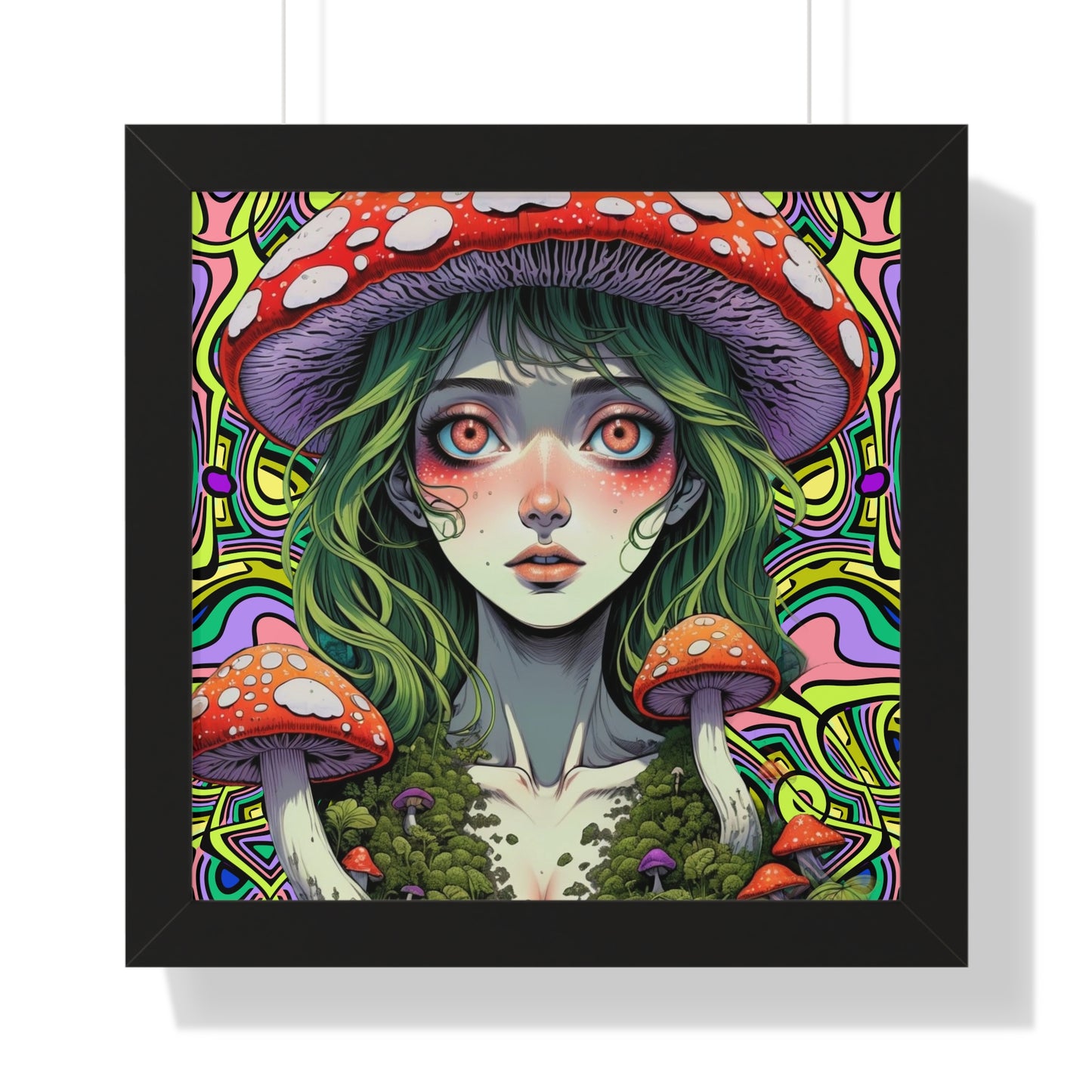 One With Nature - Framed Vertical Poster