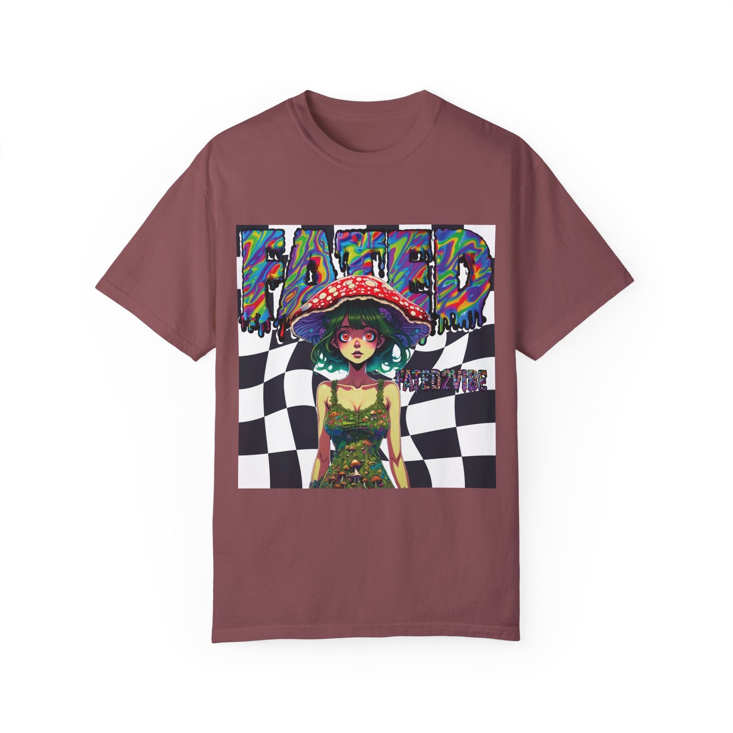 Fated2VIBE Checkered Print - Unisex T-shirt
