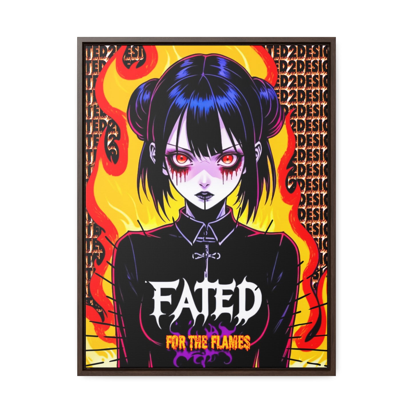 Fated For The Flames Framed Wall Art