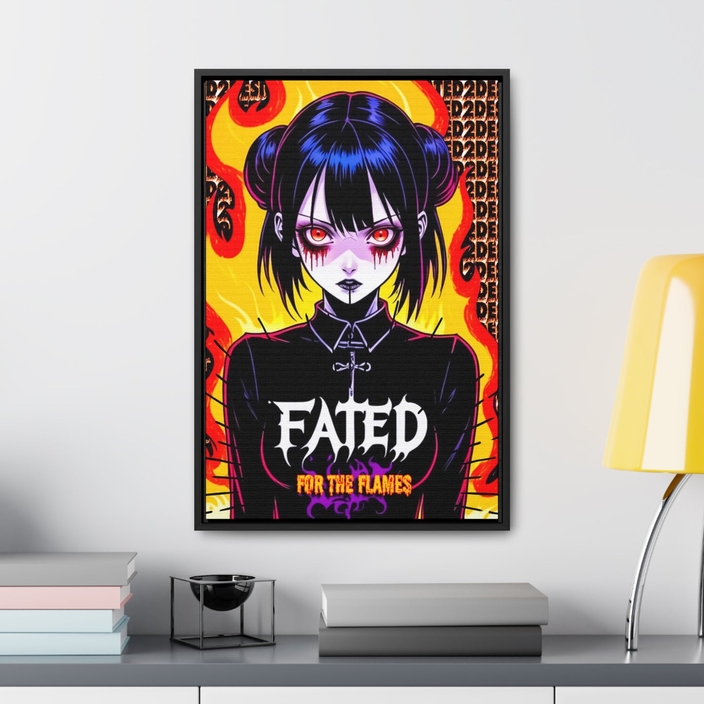 Fated For The Flames Framed Wall Art